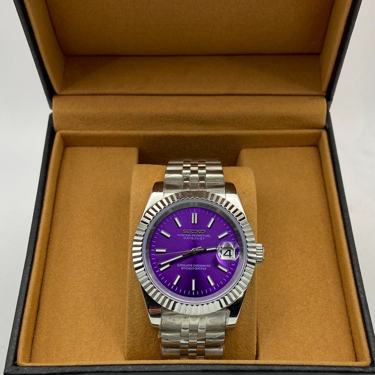 SEIKMOD SEIKJUST „Grape“ I Purple Dial I NH35 Aut I Jubilee