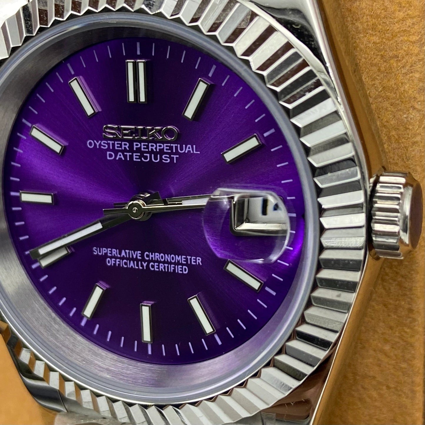 SEIKMOD SEIKJUST „Grape“ I Purple Dial I NH35 Aut I Jubilee
