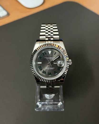 Seikmod Stainless Steel Wimbledon NH35 I graues Zifferblatt mit Jubilee-Armband