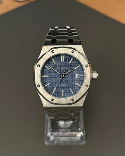 Seikmod Stainless Royal NH35 I marineblaues Zifferblatt mit Edelstahl-Armband