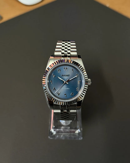 Seikmod Stainless Steel Capri NH35 I blaues Zifferblatt mit Jubilee-Armband