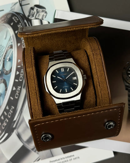 Seikmod Stainless Steel Azzure NH35 I blaues Zifferblatt mit Edelstahl-Armband