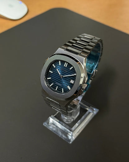 Seikmod Stainless Steel Azzure NH35 I blaues Zifferblatt mit Edelstahl-Armband